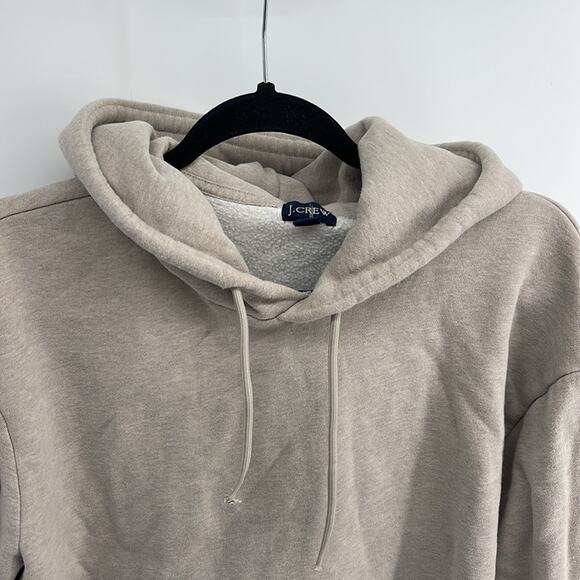 J. Crew heavy weight hooded pullover sweatshirt sz L - Picture 2 of 7